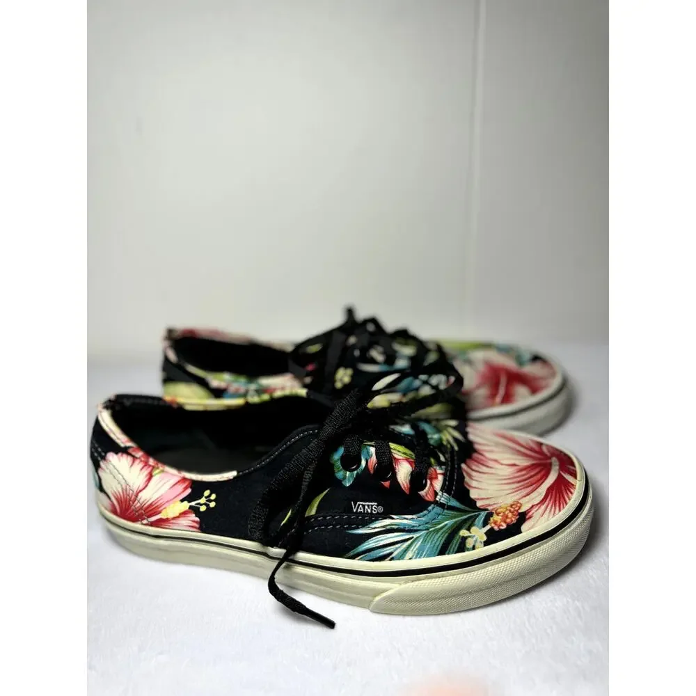 Vans Hawaiian Floral Sneakers Women's Size 7.0